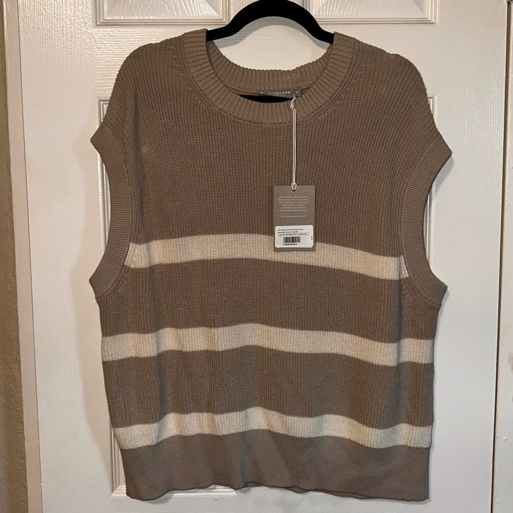 Everlane cotton summer sweater tank🥥